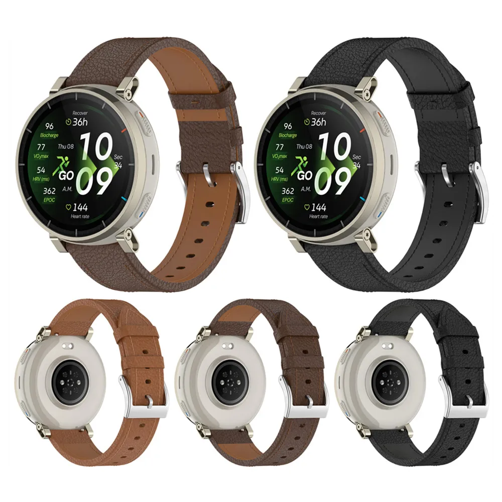 Фото Универсальный ремешок для часов 20 мм 22 мм для OPPO Watch S X X2 X3 / Oneplus Watch 4 3 2 1 / HAYLOU Watch 4 4S, текстурированный кожаный ремешок для часов №2
