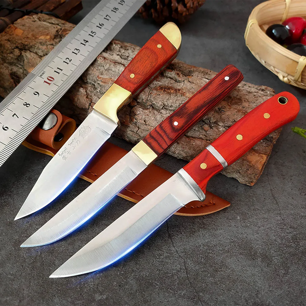 

3 in Kitchen Boning Knife Outdoor Cutter Portable Hand Grilled Meat Barbecue Knife With Multi Chef's Knife Sharp Cooking Tools