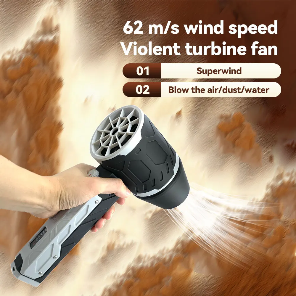 Автомобильный мощный воздуходувка Turbo Jet со стандартным освещением 64 мм