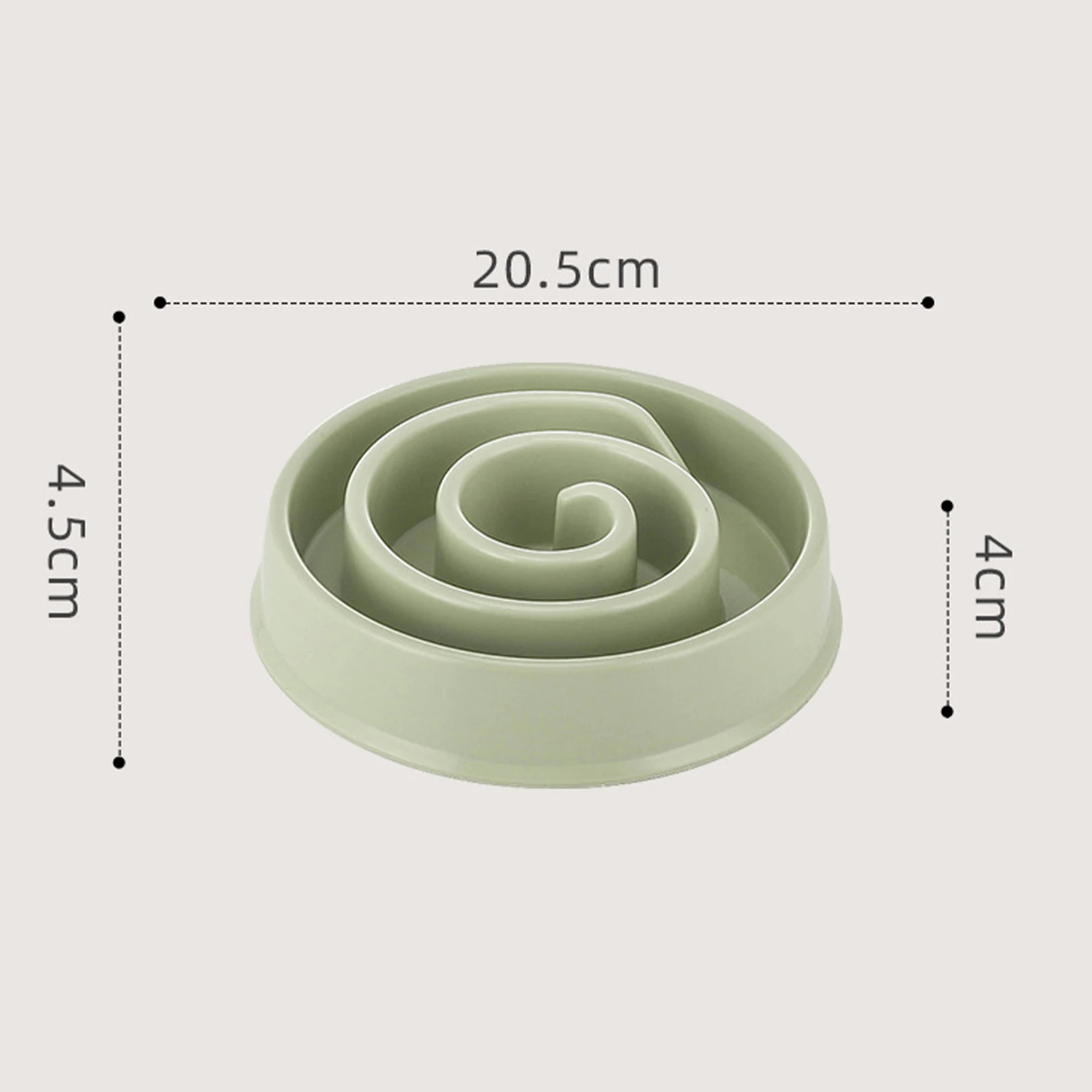 Миска для медленного кормления домашних питомцев нескользящая не удушная поднос