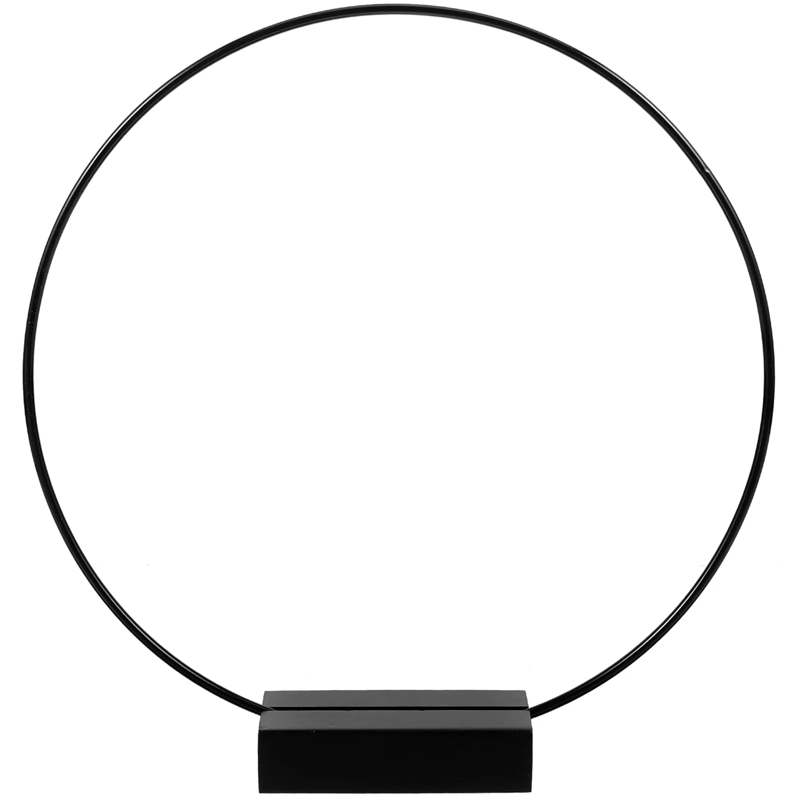 Венок круг цветочные обручи настольный цветочный металл для поделок центральные