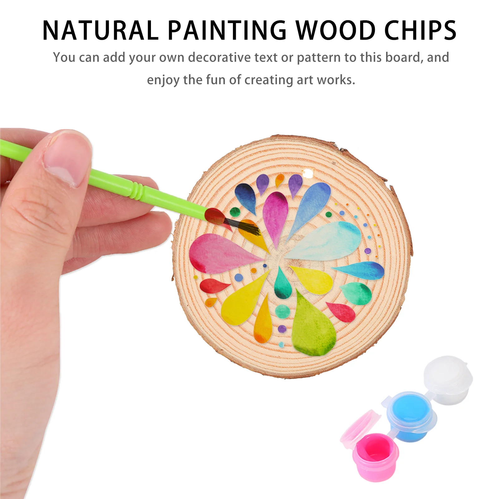 30 шт. декор DIY бревенчатые чипсы реквизит для ломтиков дерева настенный