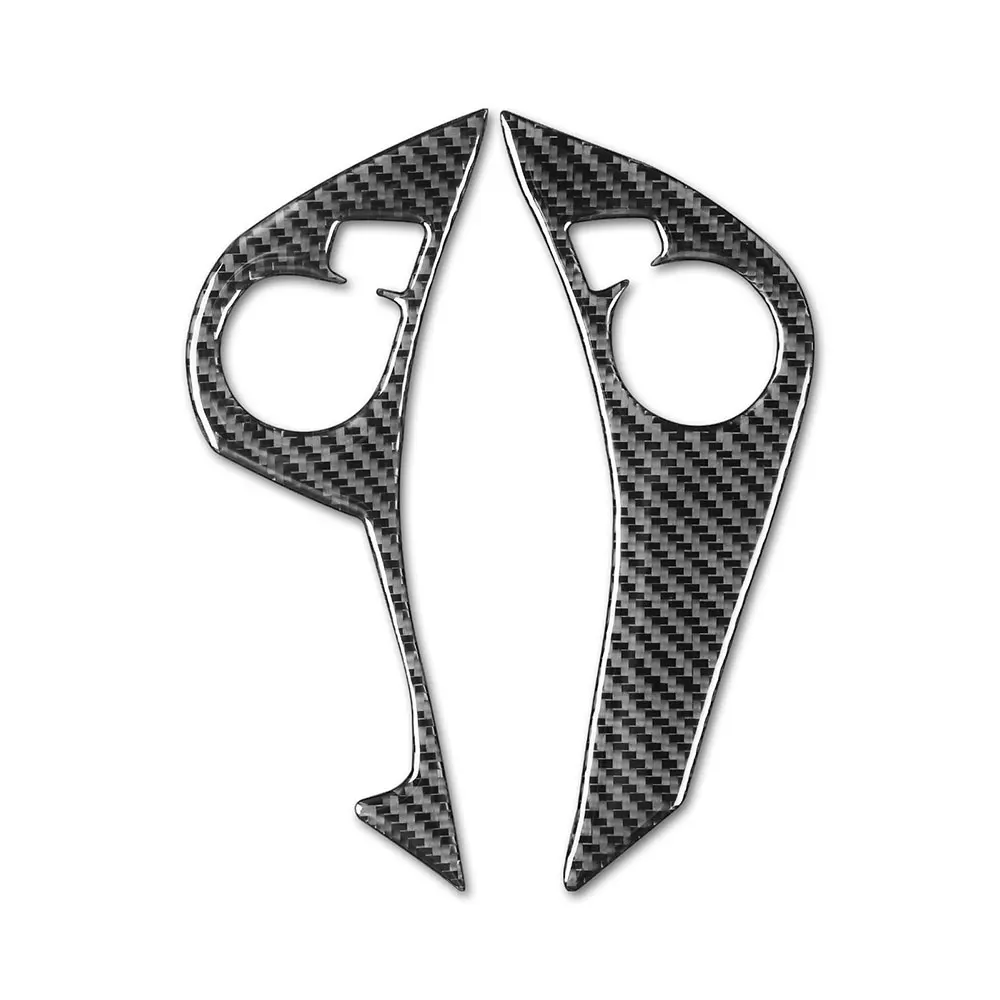 

Автомобильные наклейки для Honda Accord 2013 2014 2015 2016 2017, углеродное волокно, декоративные черные аксессуары для салона автомобиля