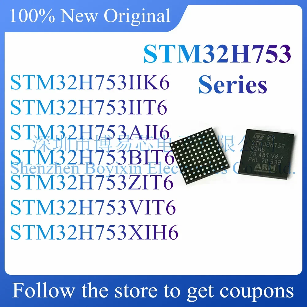 STM32H753IIK6 STM32H753IIT6 STM32H753AII6 STM32H753BIT6 STM32H753ZIT6 STM32H753VIT6 STM32H753XIH6 Оригинальный подлинный