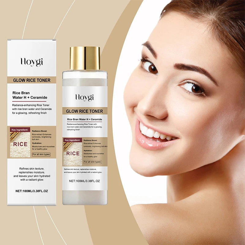 Фото Светящаяся рисовая ампула, рисовая эссенция, увлажняющая и увлажняющая, нежное очищающее пилинг, отшелушивающее средство для восстановления кожи, ниацинамидные эссенции №2