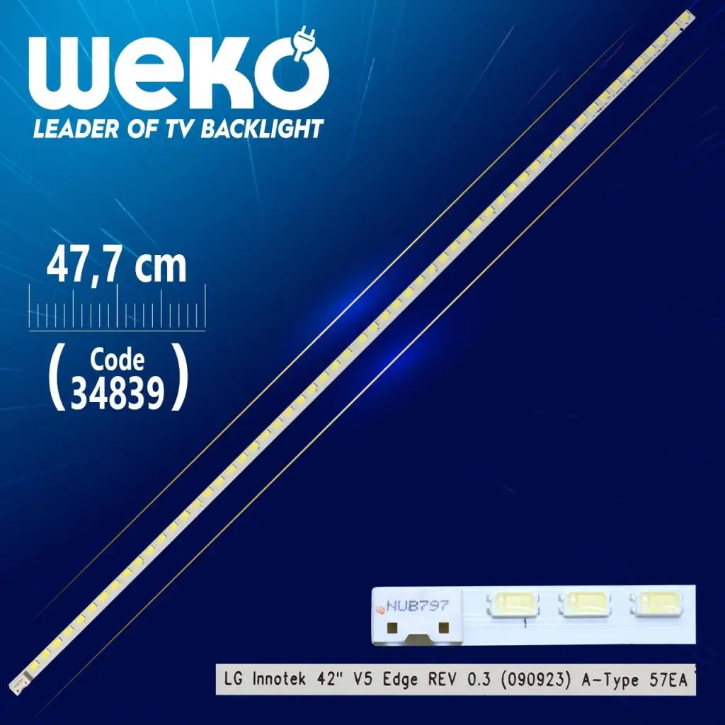 Для LG INNOTEK 42 V5 EDGE REV 0,3 (090923) A-TYPE 57EA-47,7 см 57 светодиодный- (WK-709) Для LG INNOTEK 42 V5 EDGE REV 0,3 (090923) A-TYPE 57EA-47,7 см 57 светодиодный- (WK-709)