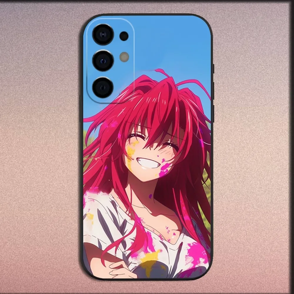 Чехол для телефона Anime R-Rias High Samsung S25 S24 S21 S22 S23 S30 Ultra S20 Plus Fe Lite Note 10 9 5G черный мягкий