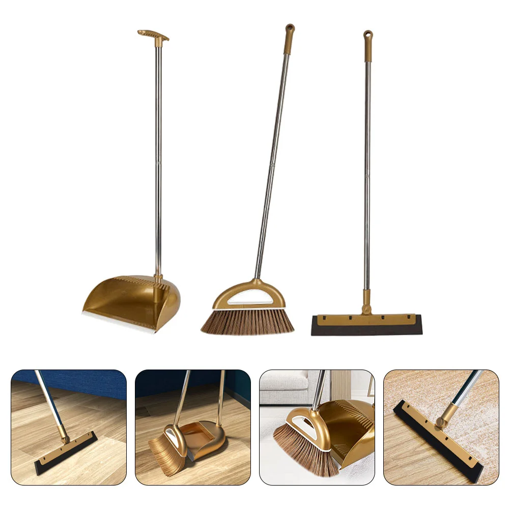 

1 Set Broom Household Sweep Scraper Dustpan Cleaning Broom Dustpan Scraper Kit Broom Dustpan Scraper