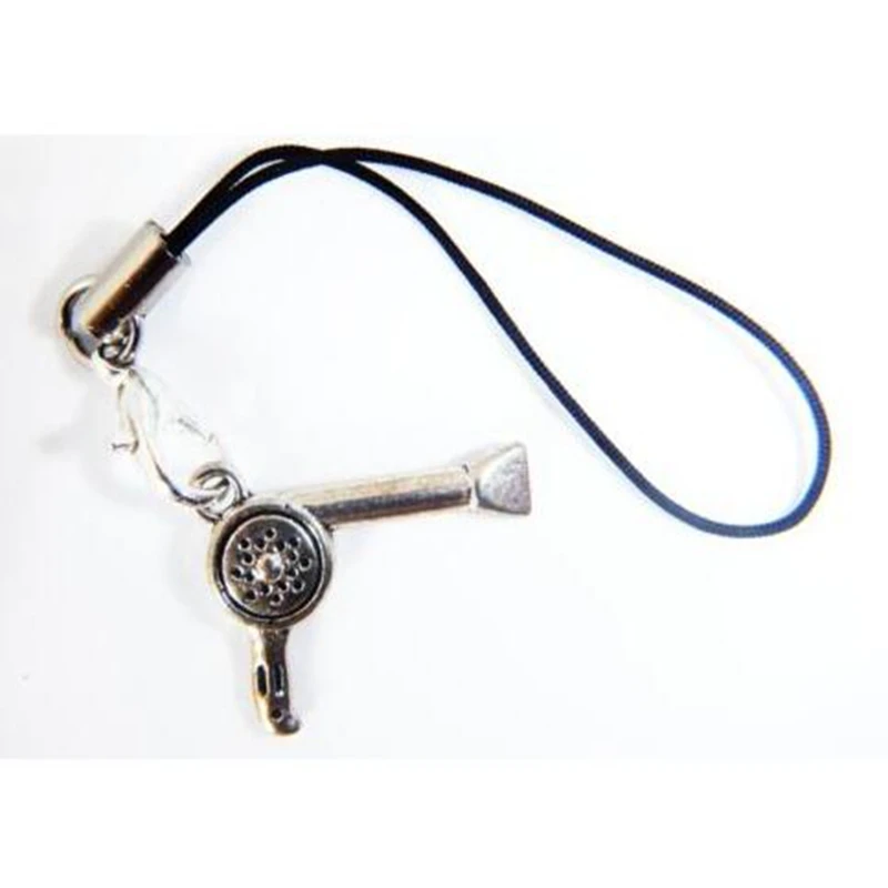 Украшение для мобильного телефона "Лямка смартфона" с изображением сладостной черепахи, волейбольной звезды и сушилки для волос собаки.