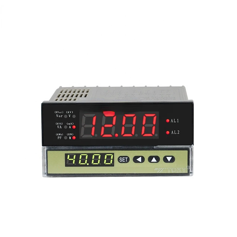 

Single phase dual LCD display smart digital power meter with alarm