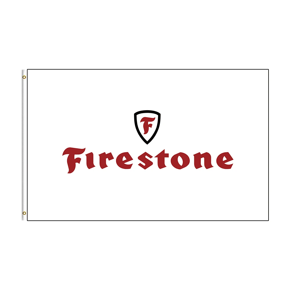 

3x5 Ft FIRESTONES Flag Polyester Printed Racing Car Banner For Decor
