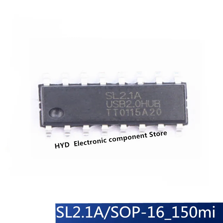

10 шт. SL2.1A CORECHIPS One для четырех USB 2.0HUB IC SL21A SOP16