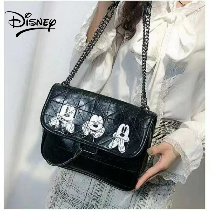 Disney Shoulder Bag for Women Girls Cute Purses and Handbags Designer Luxury Mickey Mouse Crossbody Bags Messenger Free Shipping