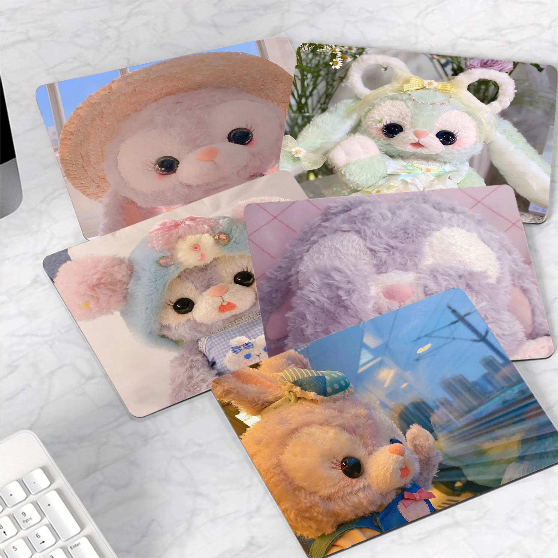 

Disney StellaLou DIY Cartoon Anime Gaming Mouse Pad Keyboard Mouse Mats Smooth Company For PC Desk Pad