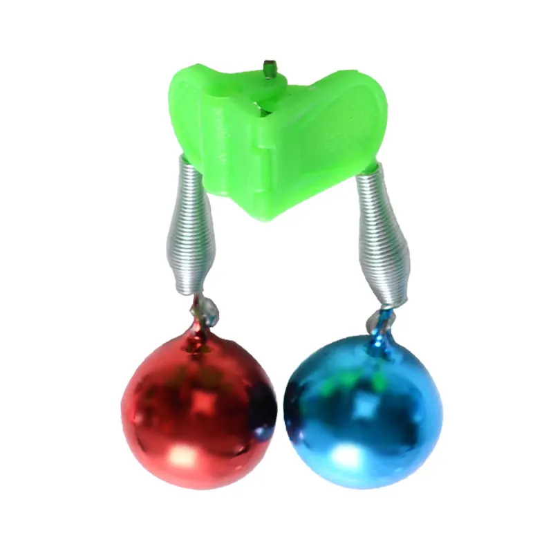 

WEIHAI Wholesale Rod Bells Ring Double Fishing Alarm Tackle Accessories double bell colorful fishing bite alarm bell