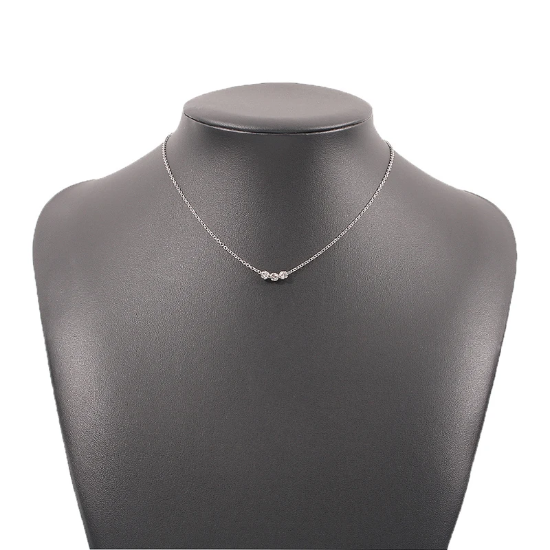 Popular Sparkling Clavicle Chain Choker Necklace Collar For Women Fine Jewelry Simple Basic Wedding Party Birthday Gift |