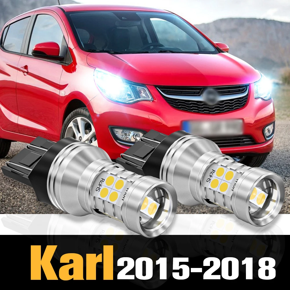 

2pcs Canbus LED Daytime Running Light DRL Accessories For Opel Karl 2015 2016 2017 2018