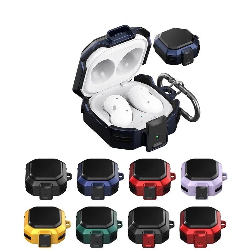 

Армированный чехол для Samsung Galaxy Buds Live/Pro/2, защитный матовый чехол с защитой от фиксации, защитный чехол на весь корпус для Samsung Buds 2, чехлы