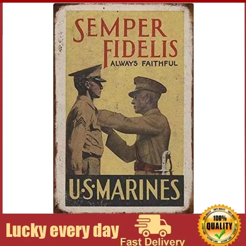 

Recruiting Posters Military Sign, Military Fan Gift 8"x12" Home Bar Pub Decorative Metal Tin Sign Wall Poster room decoration