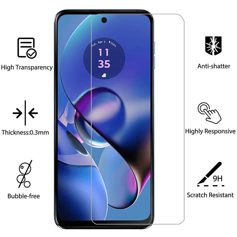 Закаленное стекло для Motorola Moto G64 чехол телефона motog64 motog g 64 64g 5g задняя крышка 360