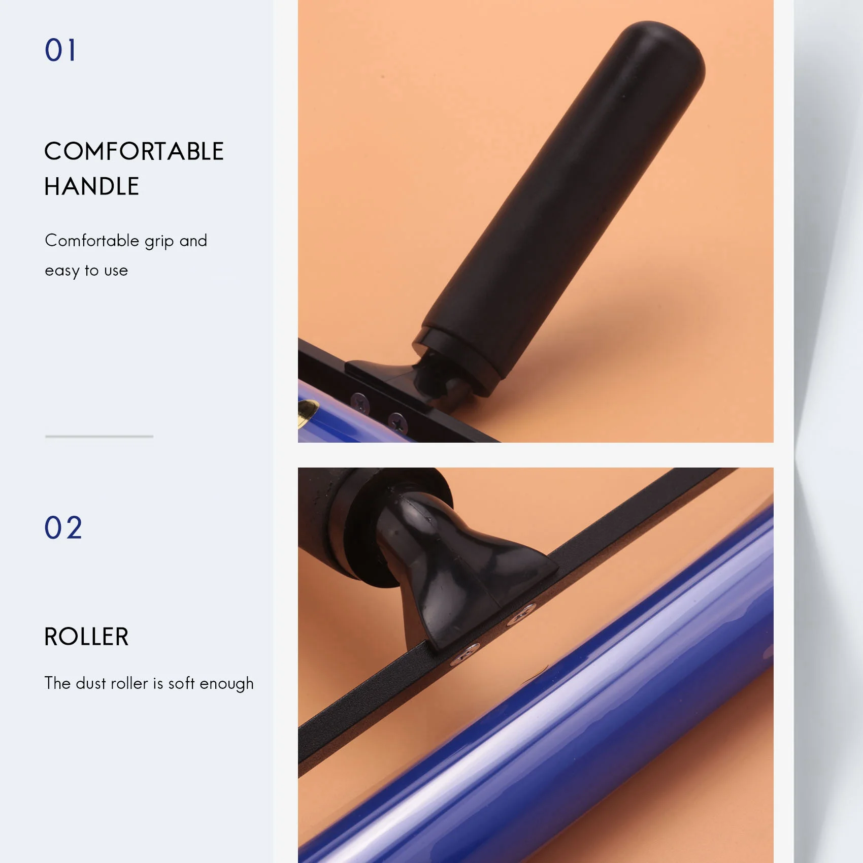 12-дюймовый широкий клей силиконовый мягкий резиновый ролик для склеивания