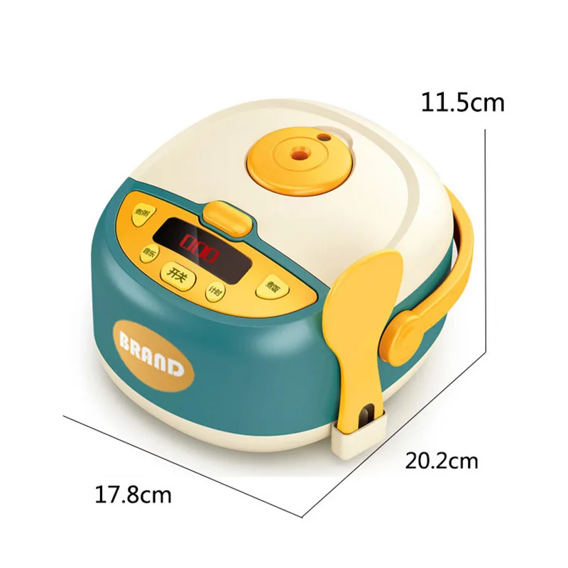 Детские кухонные игрушки имитация электрической рисоварки Интерактивная