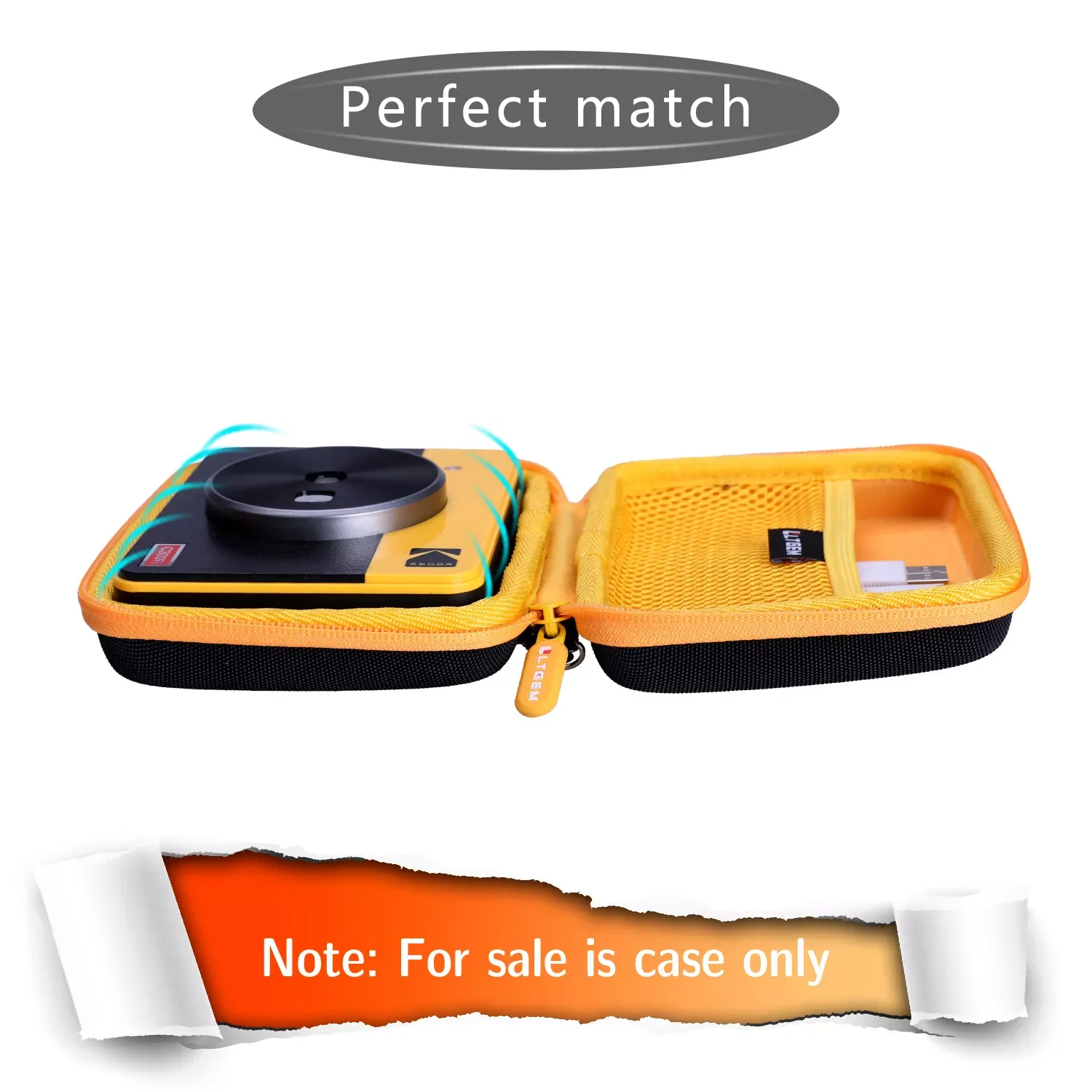 

2023LTGEM EVA Hard Case for Kodak Mini Shot 3 Retro Mini Shot 3 Squre/Mini Shot 3 Instant Camera & Photo Printersolar panel