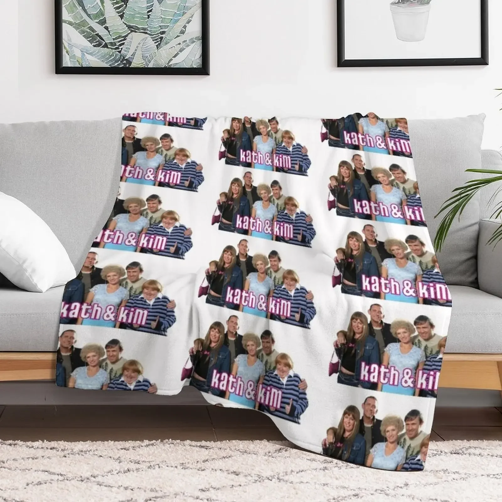 Кэт и Ким: групповое фото (Кэт Ким Шарон Кел Бретт) Плед Мягкий плюш для малышей