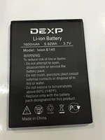 100 new high quality 3 7v 1600mah ixion e145 battery for dexp ixion e145 evo se phone battery shipping tracking code