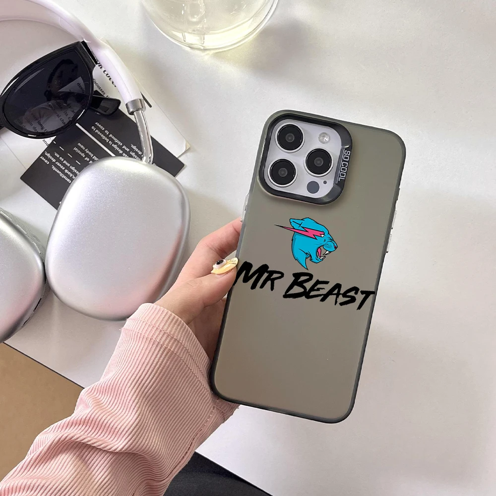 Чехол для телефона MR Cute B-Beast с рисунками P-Pictures iPhone 12 11 13 14 15 16 Max Pro Plus лазерный чехол