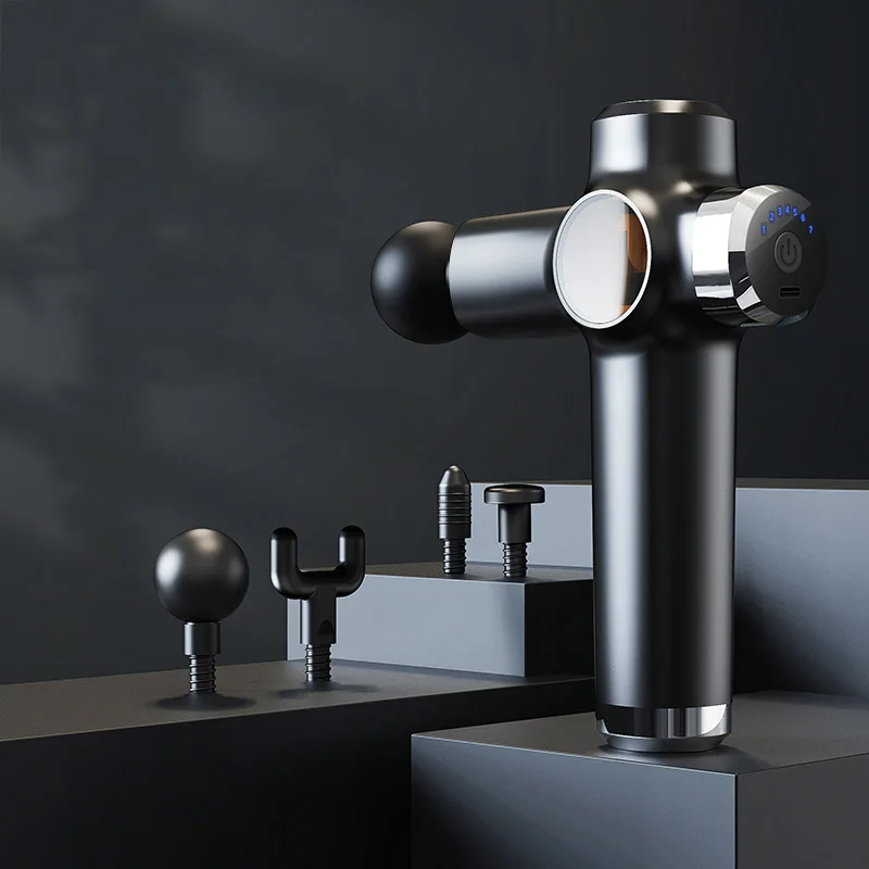 

Muscle Massage Gun Smart LCD Deep Tissue Muscle Fascia Gun Massager For Body Neck Back Vibration Slimming Relaxation Pain Relief