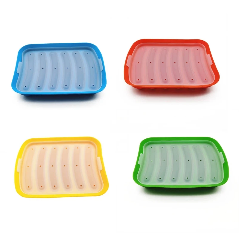 

Food Grade Silicone Mold for Baking Mousse Cake Sausage Shape Cake Decoration