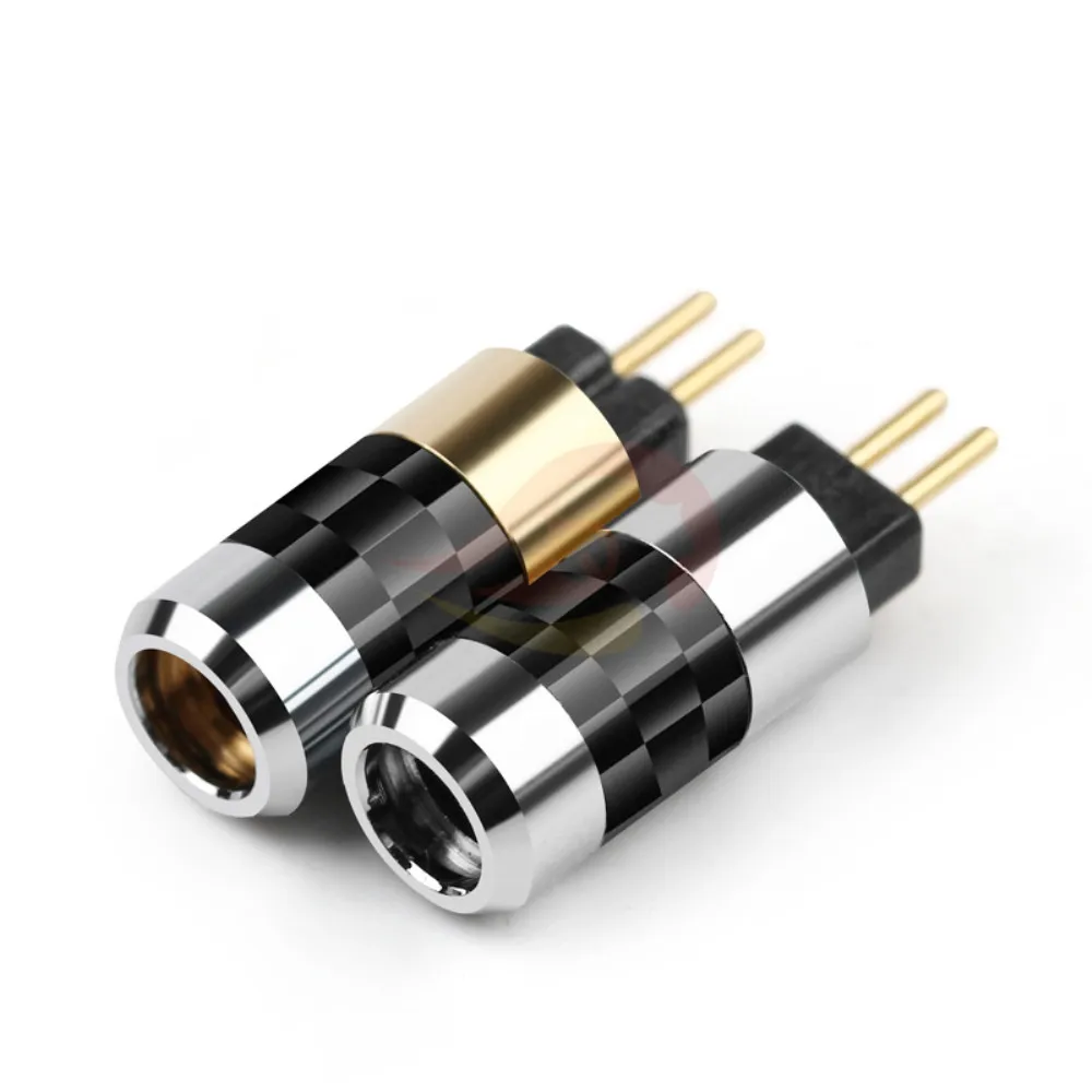2-штырьковый разъем для наушников 0 78 мм UM3X W4R UE18 Hi-Fi гарнитура позолоченный