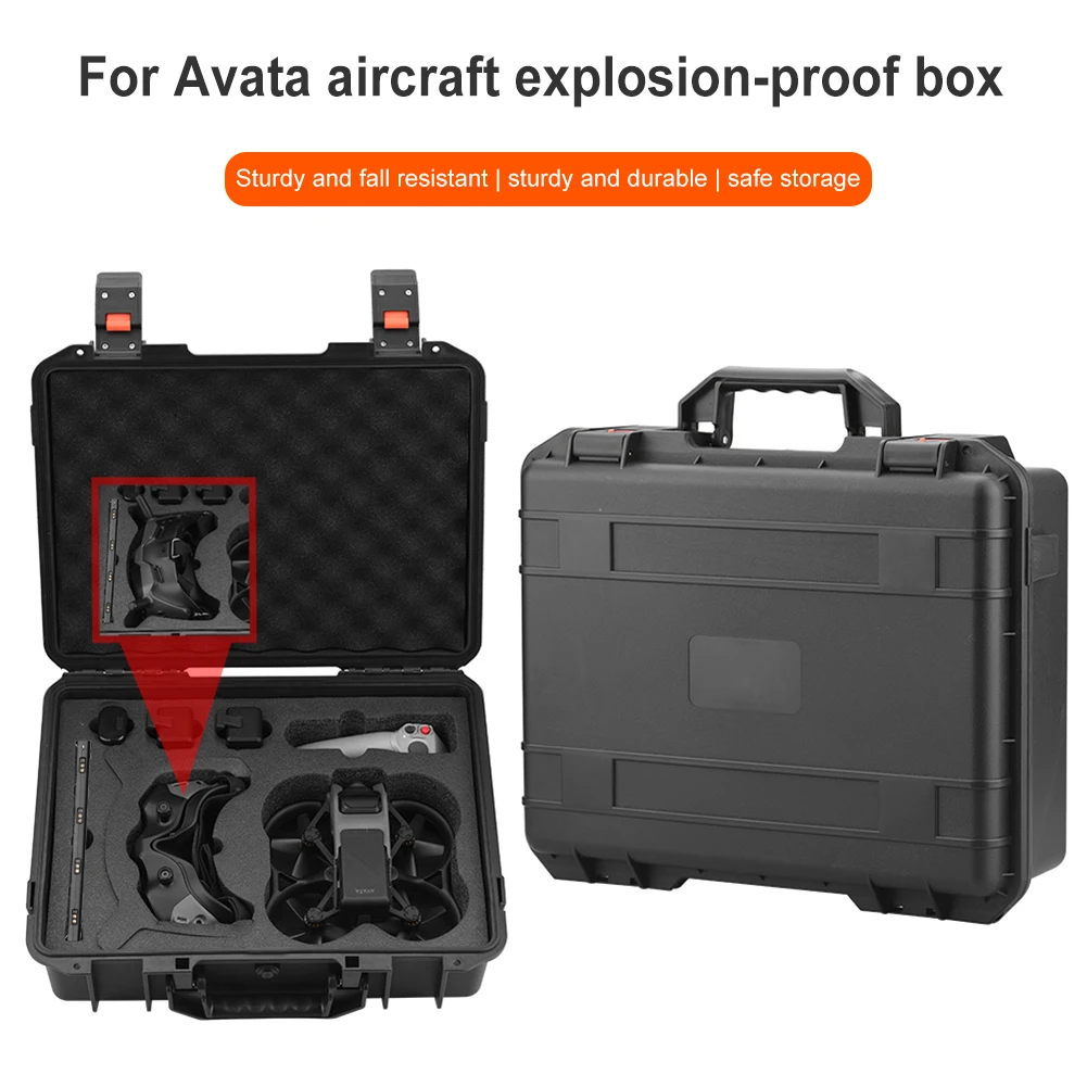 

Сумки для дрона DJI Avata Goggles 2, Портативная сумка для хранения, черная Портативная сумка через плечо для DJI Avata, аксессуары для дрона, водонепрон...