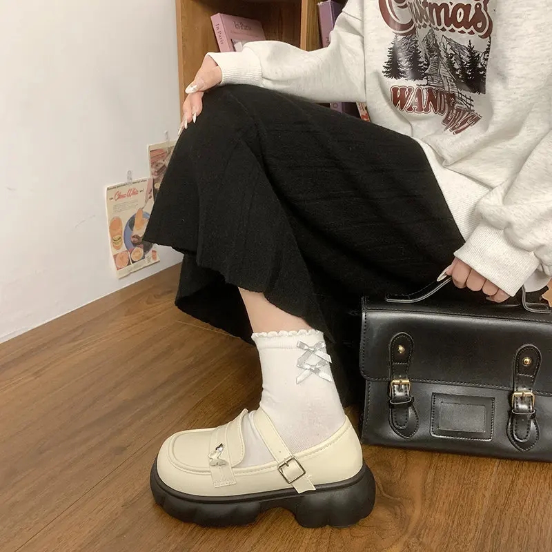 Женская обувь на платформе универсальные оксфорды в британском стиле сабо новые