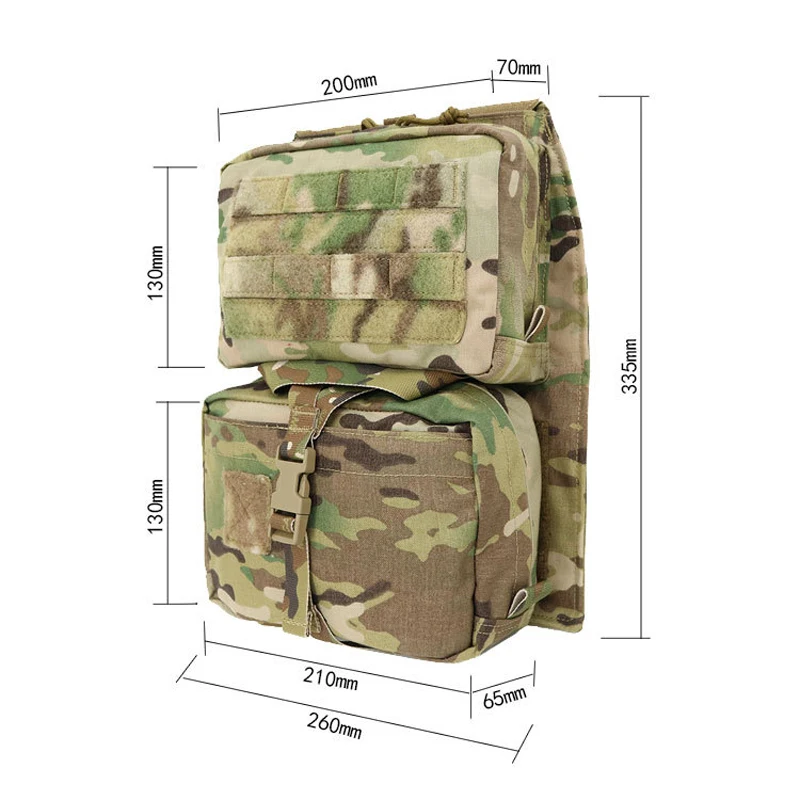 Рюкзак Мультикам Molle тактическая сумка для страйкбола штурма гидратации военная