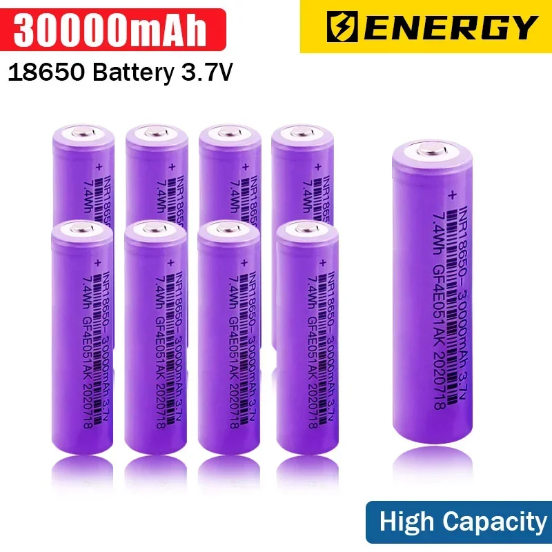 Аккумулятор 30000 мАч 18650! Оригинал Сделано в Корее Разрядка 20A 3 7 v18650