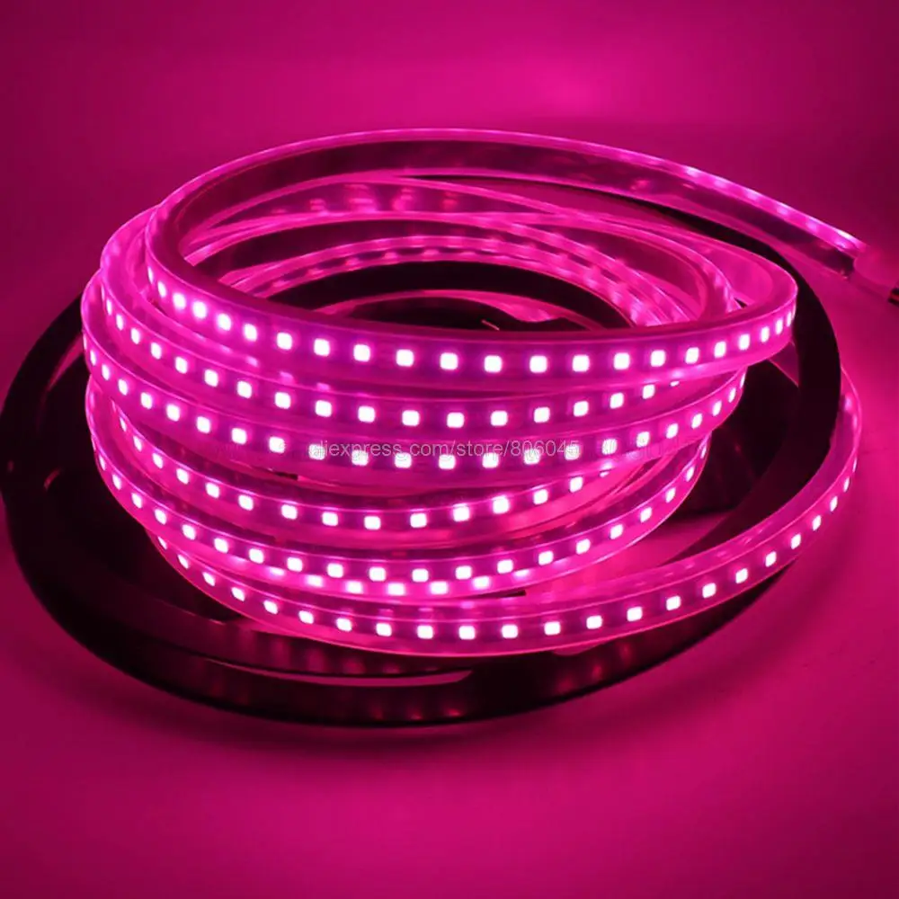 Гибкая светодиодная лента 5 м 12 В 24 постоянного тока 3535 RGB меняющая цвет гибкая