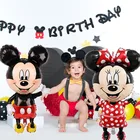 1 шт., воздушные шары из фольги Микки Маус