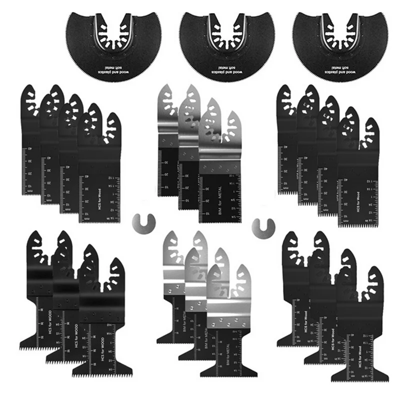 

23pcs Saw Blade Universal Oscillating Cuting Dics Multifunctional Machine for Renovator Power Woodworking Swing Accessories