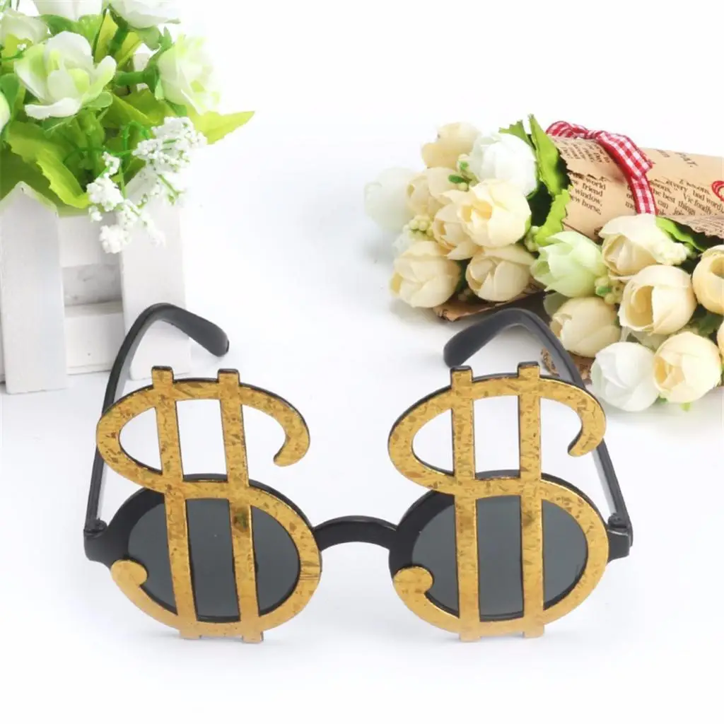 

Funny Men Women Sign Money Sunglasses Kids Adults Holiday Party Accessories Eye Wear Glasses