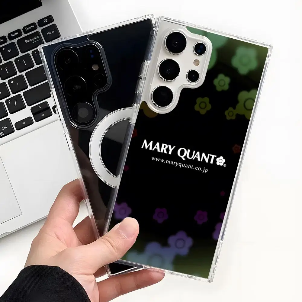 Модный чехол для телефона Mary Design Quants роскошный магнитный Magsafe Samsung S24 S23 S22 S21 Note10 Ultra