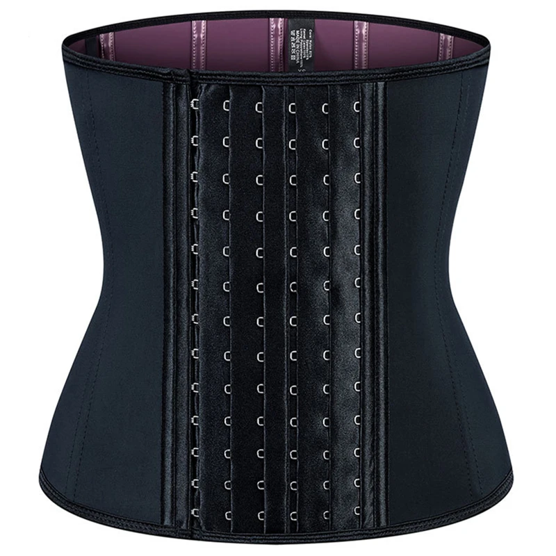 Waist Trainer Cincher Latex Corset Sauna Sweat Waist Fajas Colombianas Post Surgery Belly Shaping Underbust Women Body Shaper