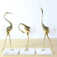 new chinese modern home decorations crane accessories for home office