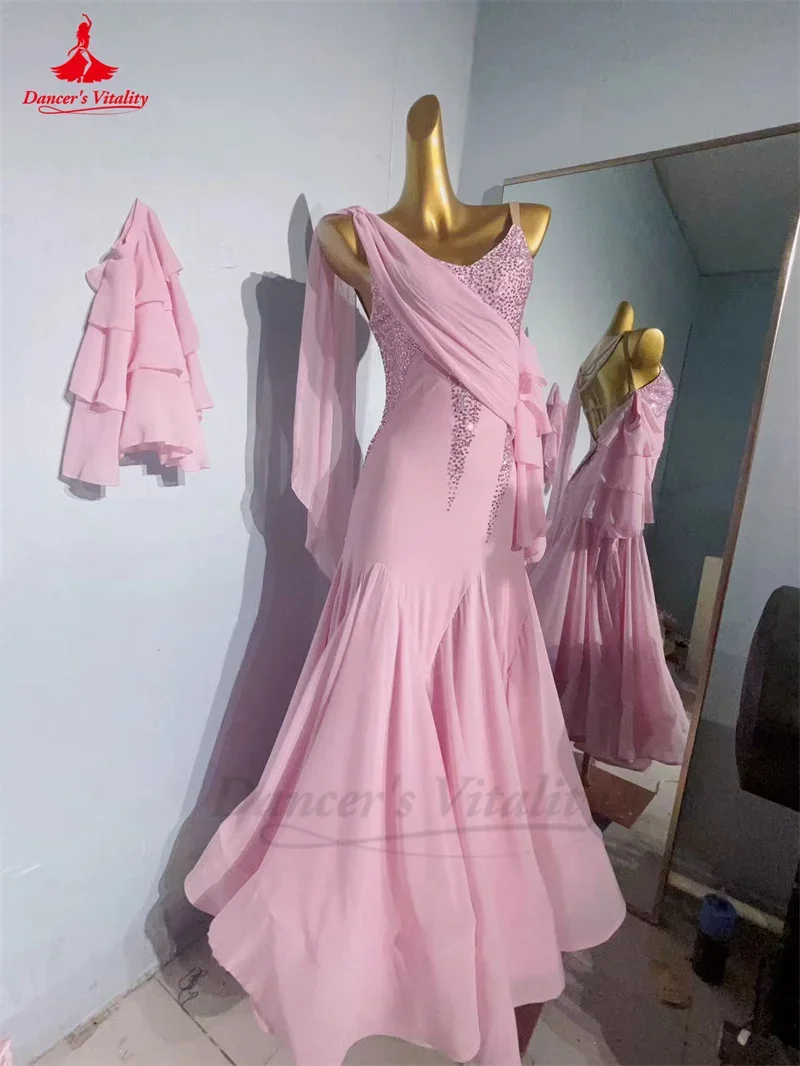 Стандартные Бальные платья для женщин Индивидуальный размер Вальс Модер Одежда