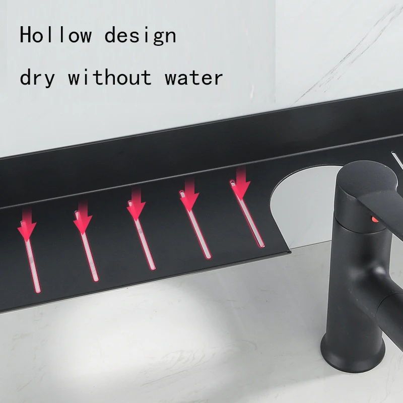 Полка для ванной комнаты стеллаж хранения раковины стильная подставка красивая