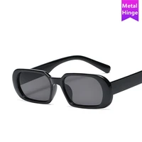 2022 small rectangle sunglasses women oval vintage brand designer square shade glasses for women female eyewear anti glare uv400