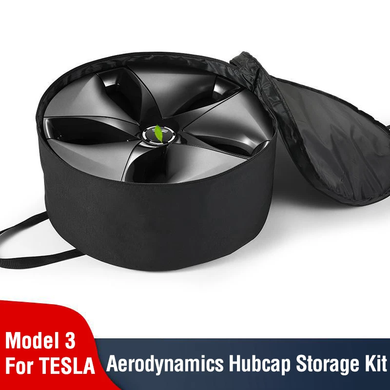 

Car Hubcaps Bag Oxford Wheel Cover Storage Bag For Tesla Model 3 Model Y Aero 18” 19" Hub Protection Tidying Portable Accessory