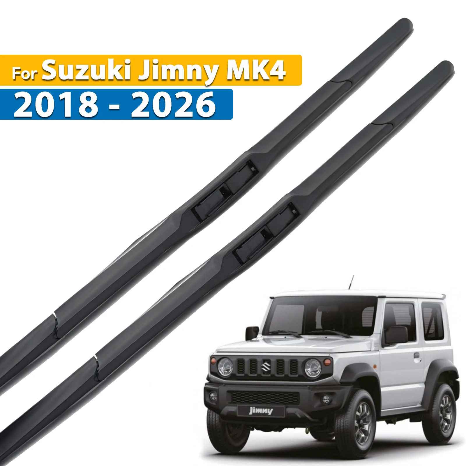 

Передние щетки стеклоочистителя Erick's LHD для Suzuki Jimny MK4 2018-2026, лобовое стекло, лобовое стекло, автомобильные щетки от дождя 16 "+ 16"