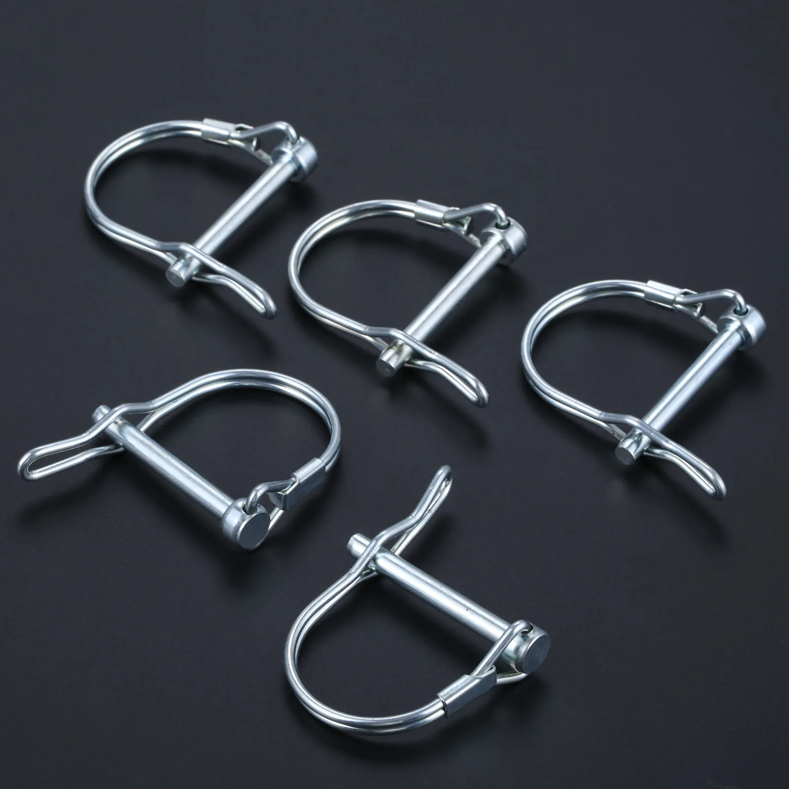 

5/2 шт., быстроразъемная муфта для прицепа, грузовика, предохранительный штифт, велосипедная коляска, грузовая лодка, крючок, зажим, D-образная пряжка, штифт